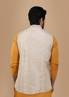 Festive Zari Embroidered Jacket image number 2